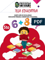 5to Cartilla Educativa-San Julian