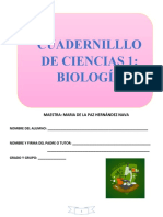 Cuadernillo de Actividades de Biología