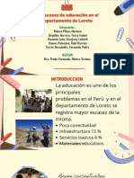 La escasez educativa en Loreto