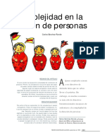 La Complejidad en La Dirección de Personas