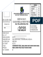Muka Hadapan Folio KRSV 2020 SMKDA