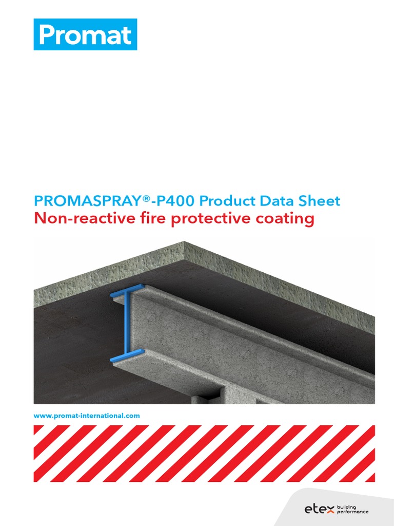 Non-Reactive Fire Protective Coating: PROMASPRAY®-P400 Product Data ...