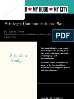 Strategic Communications Plan: by Chelsea Cooper