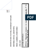 Devoto - Migraciones Europeas A La Argentina