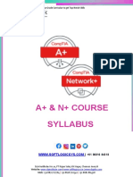 A+ & N+ Course Syllabus