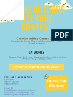 Young Authors Literary Contest Invite