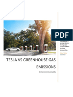 Tesla Vs Greenhouse Gas Emissions: Environmental Sustainability