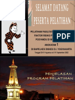 Penjelasan Program Pelatihan