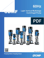 CDM CDMF: Light Vertical Multistage Centrifugal Pump