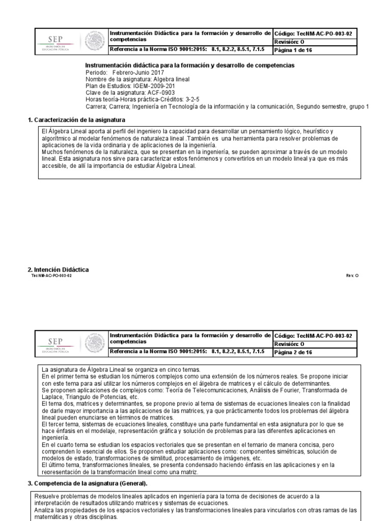 Tecnm ac po 003 02algebra lineal 12 2 17 tics descargar gratis pdf