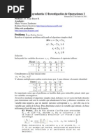 Solución ayudantía 13 Investigación de Operaciones I