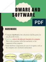 HARDWARE VS SOFTWARE