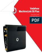 Vodafone Machinelink 3G Plus: Quick Start Guide and Safety Manual