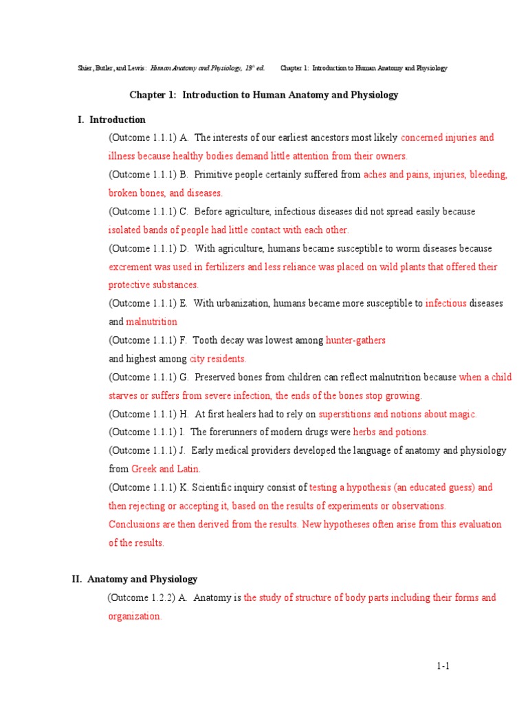 CHAPTER 1 INTRODUCTION TO HUMAN ANATOMY AND PHYSIOLOGY PDF NOTES visual data 8