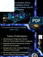Perencanaan Dan Instalasi Sistem Audio Video