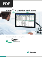 Tiamo - Titration and More: Networked Titration Data System