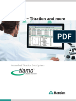 Tiamo - Titration and More: Networked Titration Data System