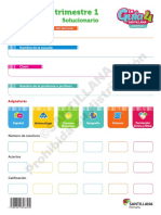 Solucionario Evaluaciones Trimestrales 4