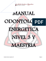 Manual Odontologia Energetica Nivel 3 y Maestria