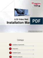 LCD Video Wall Installation