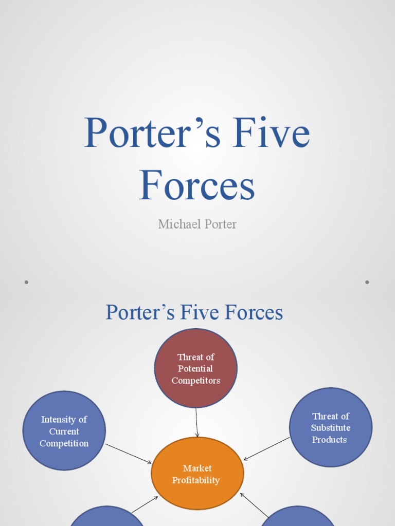 Porters Five Forces | PDF | Supply Chain | Profit (Economics)