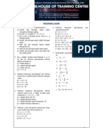 PERSAMAAN LINEAR