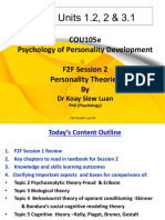 Session 2 - Personality Theories