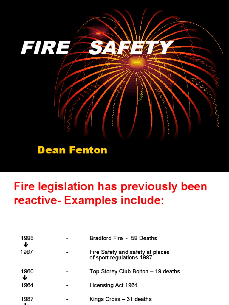 A Comprehensive Guide to Fire Safety Regulations, Risk Assessment, and