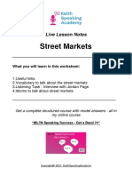 Markets - Lesson Notes 