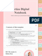 Artizo Digital Notebook by Slidesgo