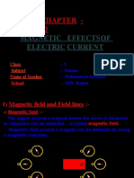 Magnetic Effects of Electric Current