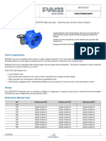Isolating Valves: Butterfly Valve EUROSTOP Manual Type - Reinforced Version (Abu Dhabi)