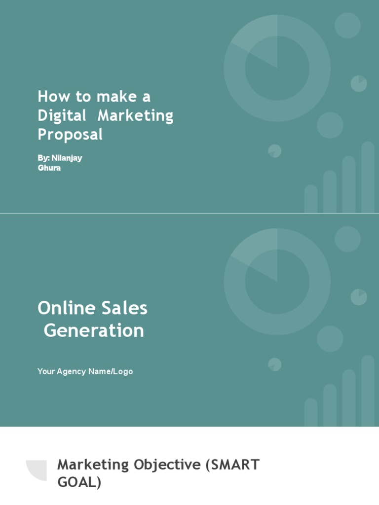 Digital Marketing Proposal Pdf Digital Marketing Marketing