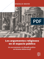Los Argumentos Religiosos en El Espacio Pucc81blico Gonzalodavid Edp (1)