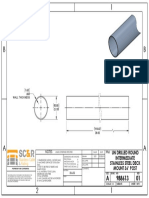 Undrilled Round Intermediate Stainless Steel Deck Mount 36in Post