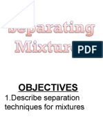 Separation Techniques for Mixtures