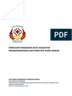 Panduan Pengisian Kegiatan Kemahasiswan (Aktifitas Dan Prestasi)