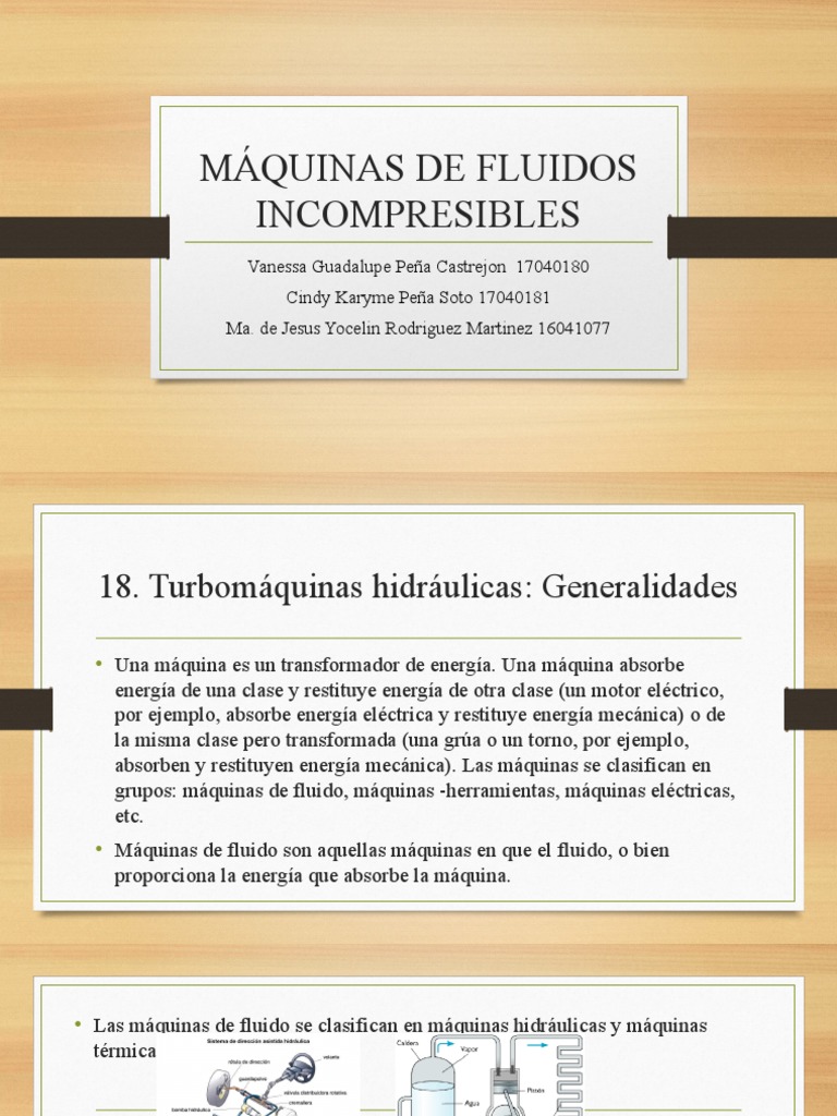 Máquinas de Fluidos PDF Bomba Turbomaquinaria