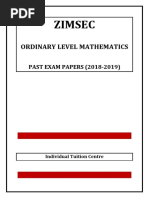 Zimsec Maths Paper 2 November 2024 | PDF