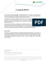 Petrobras Sobre A Venda Da UFN-III