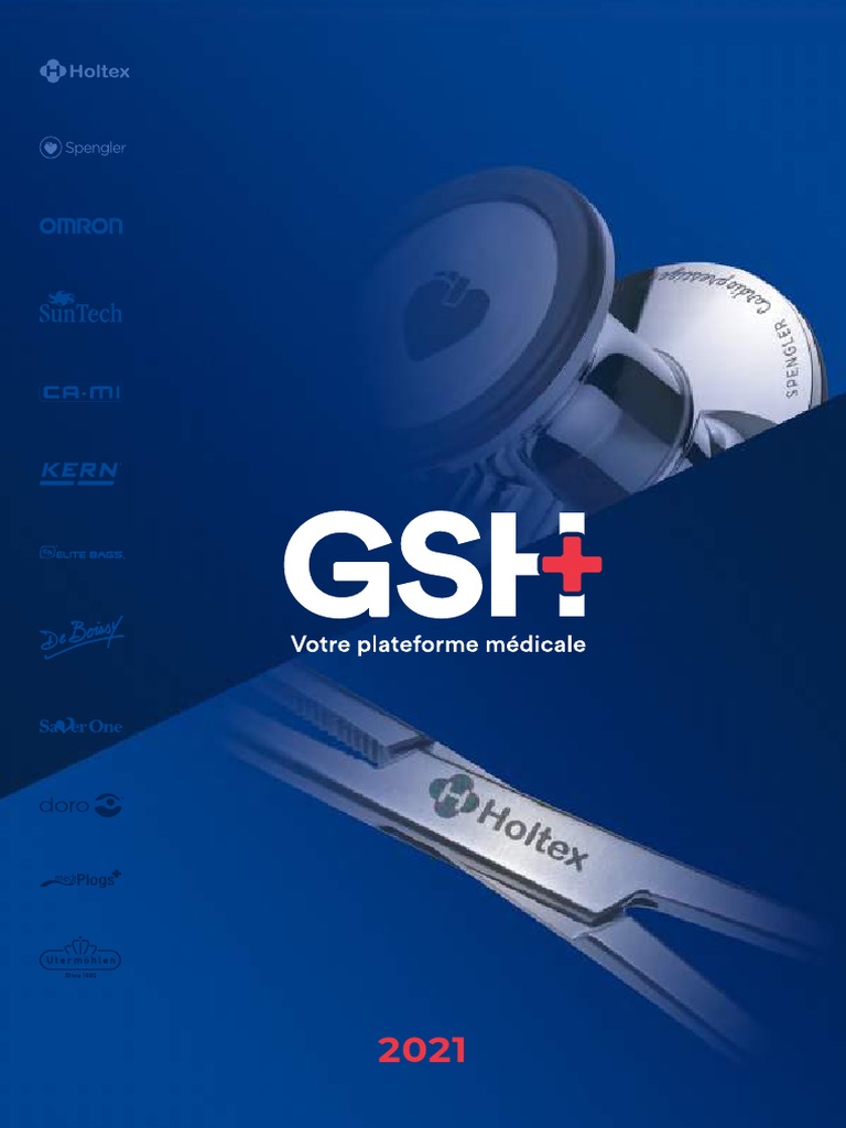 Catalogue GSH 2021, PDF, Dispositif médical