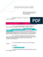 Estatuto Dos Policiais Militares Do Estado de Goiás