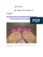 UsedThingsWorn:Top 5 High Heels Flat Shoes in August