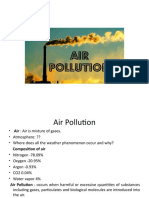 Air Pollution: Causes, Effects and Control Measures