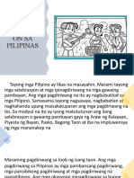 Arts 5 - Week 1 - Mga Selebrasyon Sa Pilipinas