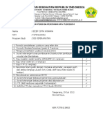 Daftar Periksa Persyaratan Yudisium