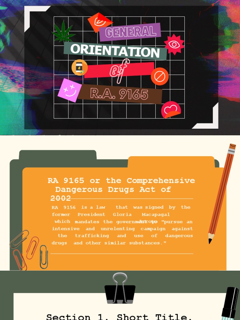 Overview of RA 9165: Drug Law in the Philippines | PDF | Cannabis (Drug ...