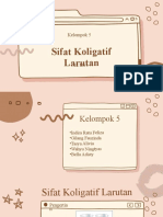 Sifat Koligatif Larutan Kel 5