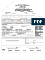 Unified Application Form For Building Permit