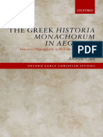 CAIN Andrew - The Greek Historia Monachorum in Aegypto. Monastic Hagiography in The Late Fourth Century (Oxford University Press 2016)